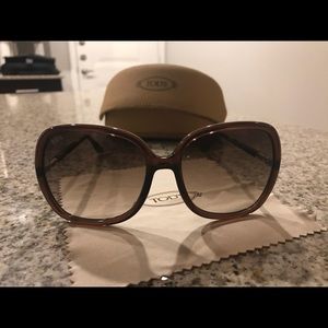 TOD’s TO83 48F Shiny Dark Brown/Brown Gradient